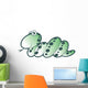 Green Snake with Spots Wall Decal