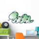 Green Snake with Spots Wall Decal
