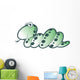 Green Snake with Spots Wall Decal