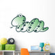 Green Snake with Spots Wall Decal