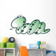 Green Snake with Spots Wall Decal