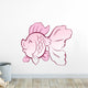 Pink Fish Is Smiling Wall Decal