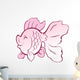 Pink Fish Is Smiling Wall Decal