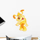Orange and Yellow Crazy Wall Decal