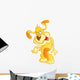 Orange and Yellow Crazy Wall Decal