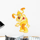 Orange and Yellow Crazy Wall Decal