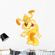 Orange and Yellow Crazy Wall Decal