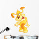 Orange and Yellow Crazy Wall Decal