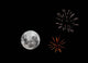 Composite Image with Fireworks Wall Decal