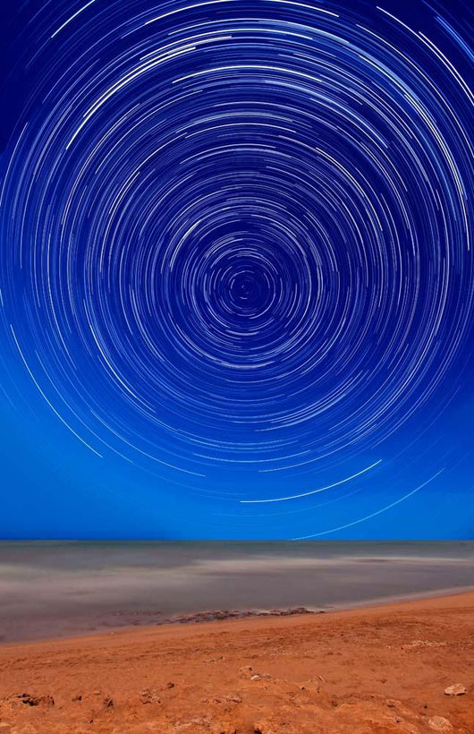 Star Trails around South Wall Decal Design 2