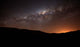 Milky Way Setting behind Wall Decal