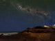 Milky Way over Cliffs Wall Decal