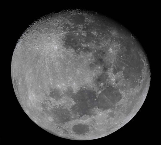 Waxing Gibbous Moon High Wall Decal