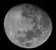 Waxing Gibbous Moon High Wall Decal