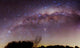 Milky Way above Rural Wall Decal Design 1