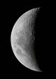 Waxing Crescent Moon High Wall Decal Design 2