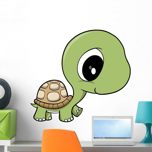 Cute Baby Turtle Wall Decal