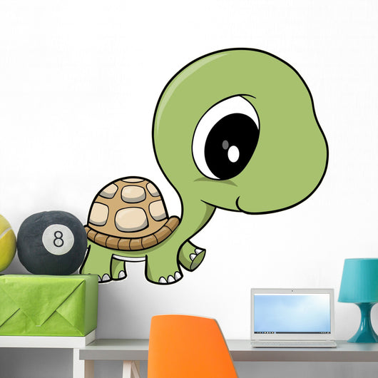 Cute Baby Turtle Wall Decal