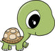 Cute Baby Turtle Wall Decal