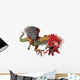 Hissing Basilisk Monster Wall Decal