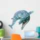 Swimming Basilosaurus Dinosaur Wall Decal