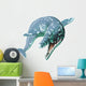 Swimming Basilosaurus Dinosaur Wall Decal
