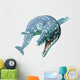 Swimming Basilosaurus Dinosaur Wall Decal