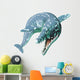 Swimming Basilosaurus Dinosaur Wall Decal