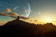 Sunset Forested Moon Which Wall Decal