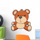 Little Brown Teddy Bear Wall Decal