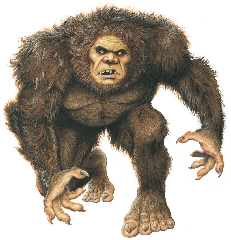 Sasquatch Big Foot Monster Wall Decal – Wallmonkeys