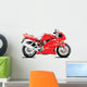Red Ducati Motorcycle Wall Decal