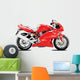 Red Ducati Motorcycle Wall Decal