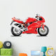 Red Ducati Motorcycle Wall Decal