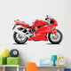 Red Ducati Motorcycle Wall Decal
