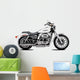 White Motorcycle Wall Decal