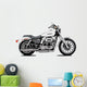 White Motorcycle Wall Decal