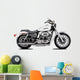 White Motorcycle Wall Decal