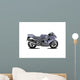 Purple Kawasaki Motorcycle Wall Decal