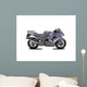 Purple Kawasaki Motorcycle Wall Decal