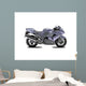Purple Kawasaki Motorcycle Wall Decal