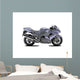 Purple Kawasaki Motorcycle Wall Decal
