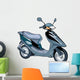 Blue Scooter Wall Decal