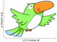 Cute Little Toucan Bird Wall Decal