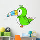 Cute Little Baby Toucan Wall Decal