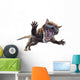 Leaping Borhyaena Dinosaur Wall Decal