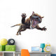 Leaping Borhyaena Dinosaur Wall Decal