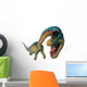 Attacking Brachiosaurus Dinosaur Wall Decal