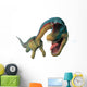 Attacking Brachiosaurus Dinosaur Wall Decal