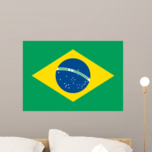 Flag Brazil Wall Decal